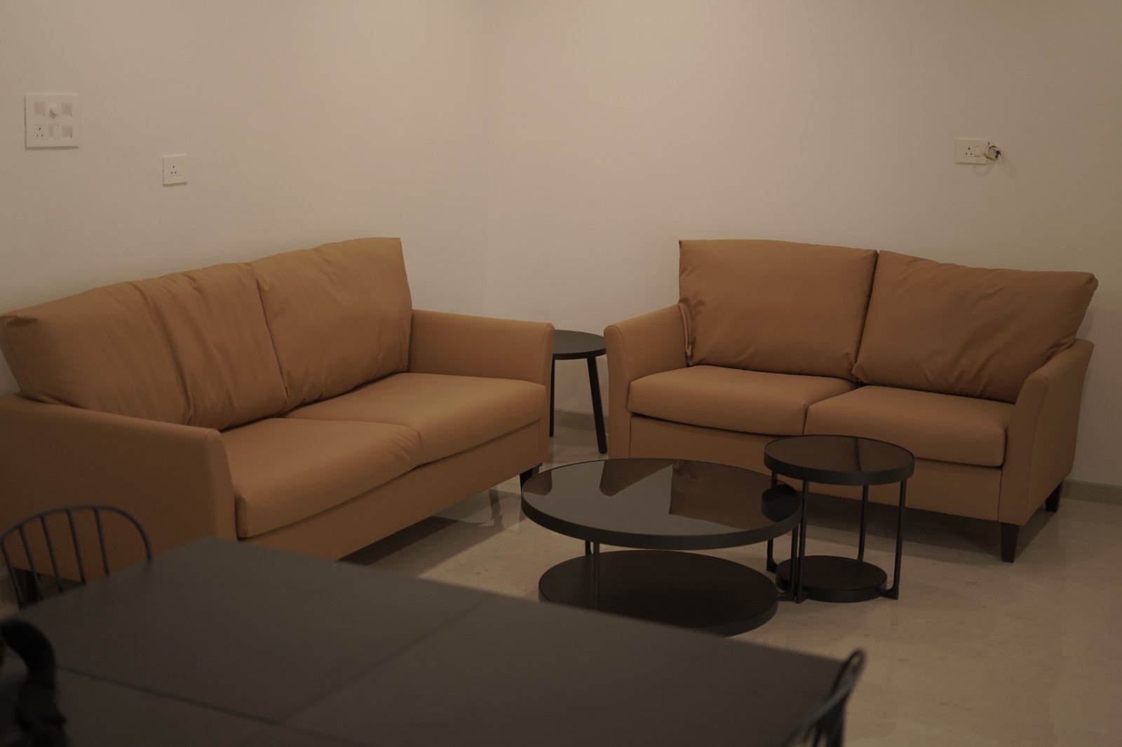 Living room at SVP Corporate Suites