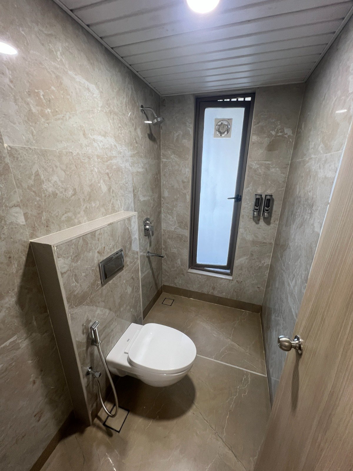 Bathroom and shower at SVP Corporates
